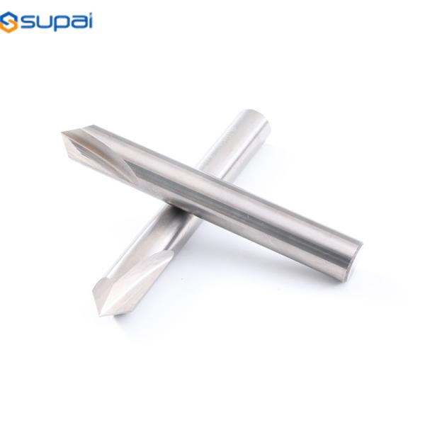 2/3/4 Flute Carbide Spot Chamfer End Mill For Aluminum Steel 30/45/60/90/120