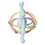 Long Lasting Manhattan Ball Rattle Silicone Teething Toy Light Purple For Safe
