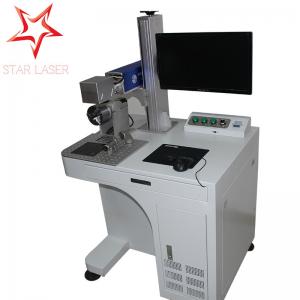 High Precision Metal Marking Machine , PVC Pipe Fiber Laser Marking System 