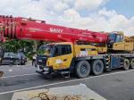 4 Shaft Used Truck Crane 80 Tons Mobile Crane Used Heavy Equipment Yellow and