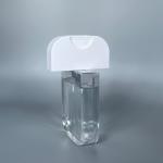 ISO Certified 50ml Card Pump Perfume Bottle with White Color and Card Shape