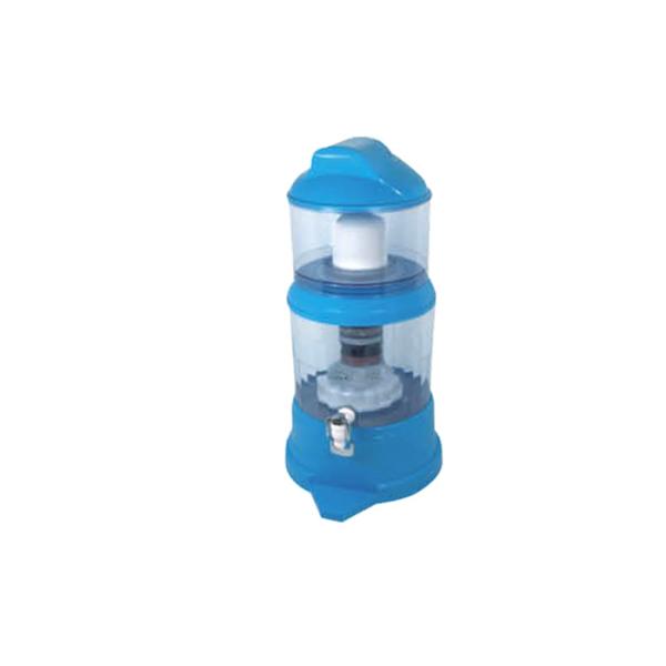 Blue Color Mineral Water Pot Direct Drinking Water With Multi Layers Filter Material