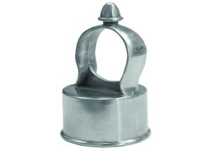Wholesale Chain Wire Fence Eye Top Caps For 1-5/8&quot;/1.625&quot;/42mm line post hot dipped galvaized or powder coated from china suppliers