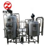 500L Beer Production Line , Stainless Steel All In One Beer Brewing System For