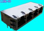 4 Port Gigabit Rj45 Mag Jack LPJG49837A31NL Shield With LEDs Industry Switches