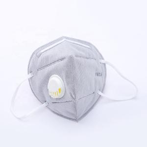 Wholesale Grey Activated Charcoal Pollution Mask Dust Proof With Adjustable Headband from china suppliers