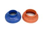 No Leakage Ductile Iron Grooved Fittings Precise Geometric Size Reliable Sealing
