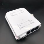 1*8 Splitter Module FTTH Fiber Optic Spliter Box Uncut Cable ABS White Flame