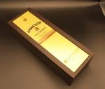 CMYK offset UV printing Luxury Wine Box Packaging special wooden texture ,maylar