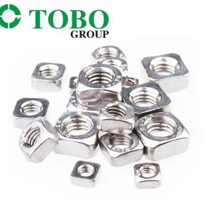 Wholesale M3 M4 M5 M6 M8 M10 M12 Din 557 Stainless Steel 304 Threaded Square Nuts from china suppliers