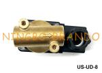 US-8 / UD-8 / 2W025-08 Brass Solenoid Valve UNI-D Type 1/4" Inch FKM AC220V /