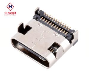 Wholesale CE Approved 3.0A Max 24 Pin SMT USB Type C Connector from china suppliers