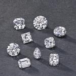 Synthetic Pear Shaped Lab Created White Diamonds VS1 Clarity Grade