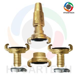 Wholesale NBR Brass Hose Fittings Claw Lock Quick Connect Coupling &amp; Spray Nozzle Set from china suppliers