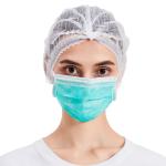 Green Disposable Non Woven Face Mask