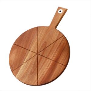 Wholesale Kitchenware Round Pizza Paddle Acacia Wood Pizza Cutting Board from china suppliers