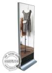 43 Inch Standalone Magic Mirror Standee , FHD Mirror Advertising Kiosk Body