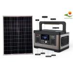 120W LiFePO4 Portable Solar Generators 1000 Life Cycle Solar Home Lighting