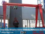 Double Girder Gantry Crane with 20/5 ton Grab Bucket , Grab Gantgry Crane for