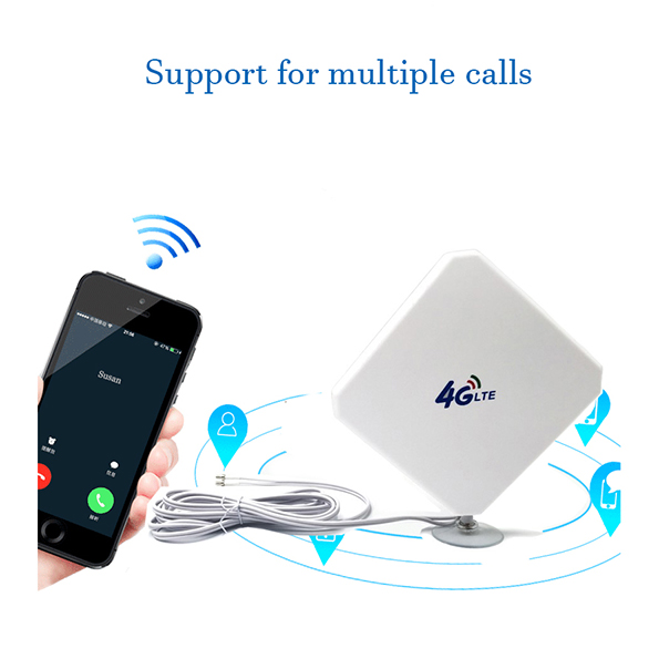 50W 35dBi Dual Connector 3G 4G LTE TS9 CRC9 Antenna Signal Booster Repeater Amplifier