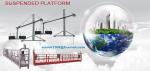 630kg Window Cleaning Cradle System Steel Hot Galvanized Aluminum Platform