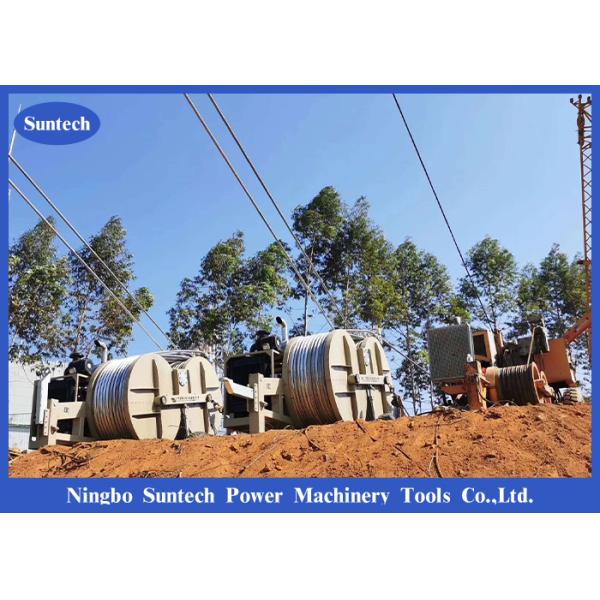 Overhead Line 4850kg Diesel Engine Hydraulic Puller Tensioner