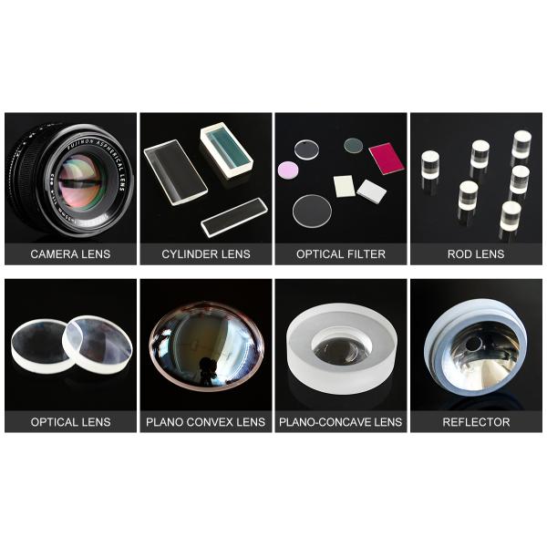 Wholesale Optics Instruments Aspheric K9 Glass Material Positive Diameter 8mm Meniscus Lens
