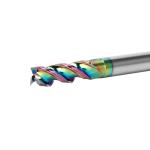 45 Spiral Angle 3 Flute Solid Carbide Endmills for Aluminium Alloy