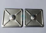 2-1/2" Mild Steel Square Insulation Self Locking Washer With Bevel Edge