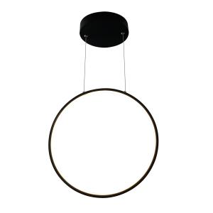 Wholesale Long Suspension Line Circular Hollow Ring Led Black White Decorative Modern Pendant Light from china suppliers