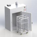 Multiple Chamber Industrial Curing Oven 250C Window Industrial Oven Dryer
