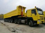 Customized Heavy Duty 40-80 Tons Hydraulic Tipper Semi Trailer with 3 Axles and