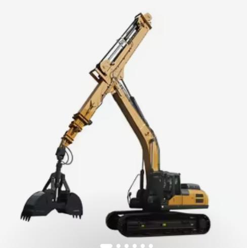 Multi Tonnage Excavator Hydraulic Long Reach Boom Multifunctional Lift