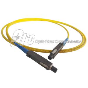 Wholesale SMF MU To MU 2.0mm OFNR Patch Cord Fiber Optic Yellow Jacket from china suppliers