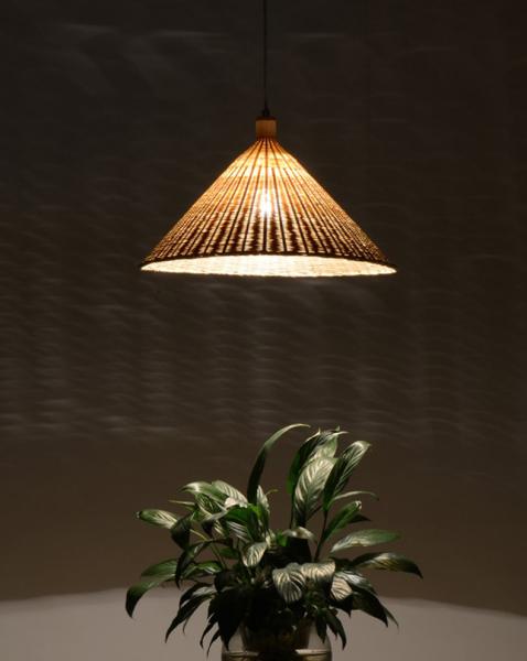 New Chinese Style Bamboo Pendant Lights Traditional Hand-made Bamboo cone lamp
