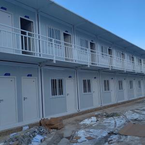 Wholesale Air Vents Standard Container House Double Storey Fireproof With Steel Construction And Plywood Floor from china suppliers