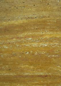 China Gold Travertine Yellow Gloss Marble Floor Tiles Polished CE Certification on sale