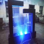 Rain Curtain Corten Steel Water Feature Outdoor With Welding Process