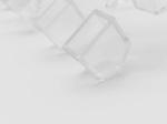 SGS OEM PMMA Injection Molding Transparent EDM Table Feet Protectors
