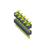Durable Straight Single Pin Header Right Angle 1.27mm 0.40SQ High Strength