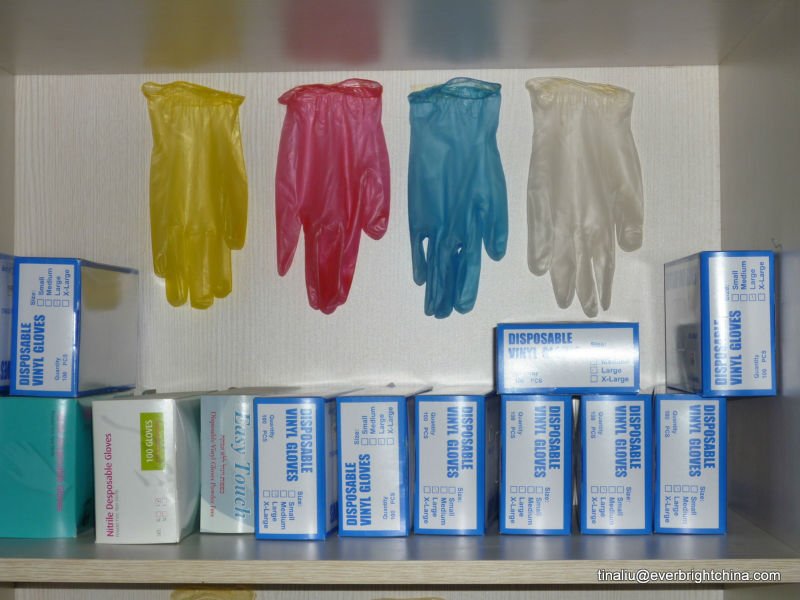 Disposable Vinyl Gloves Powder Free , Disposable Medical Gloves Infection Control