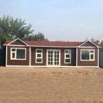 Luxury Design Prefabricated Security Light Steel Frame House Prefab Villa