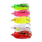 5 Colors 13.2CM/6.50g Frog Lure Mullet Snakehead Bait Fishing Lure
