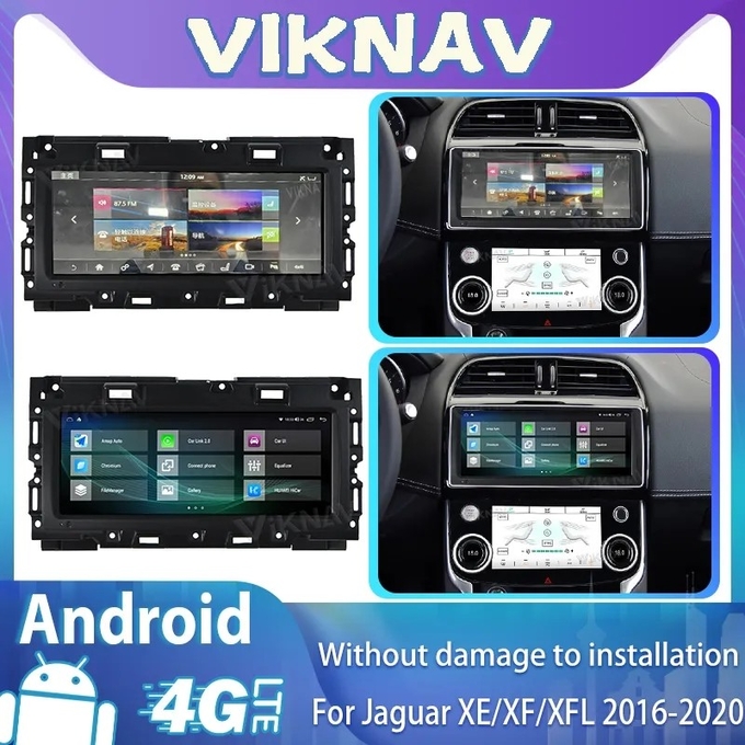 10.25 Inch Head Unit For 2016-2019 Jaguar XE XEL F-PACE 128G Navigation GPS Multimedia DVD Player Wireless Carplay