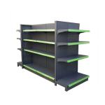 Middle Island Double Side Grey Shelf Factory Price steel supermarket shelves