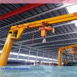 BZ 2T cantilever crane, cantilever crane for lifting materials, rotary crane and