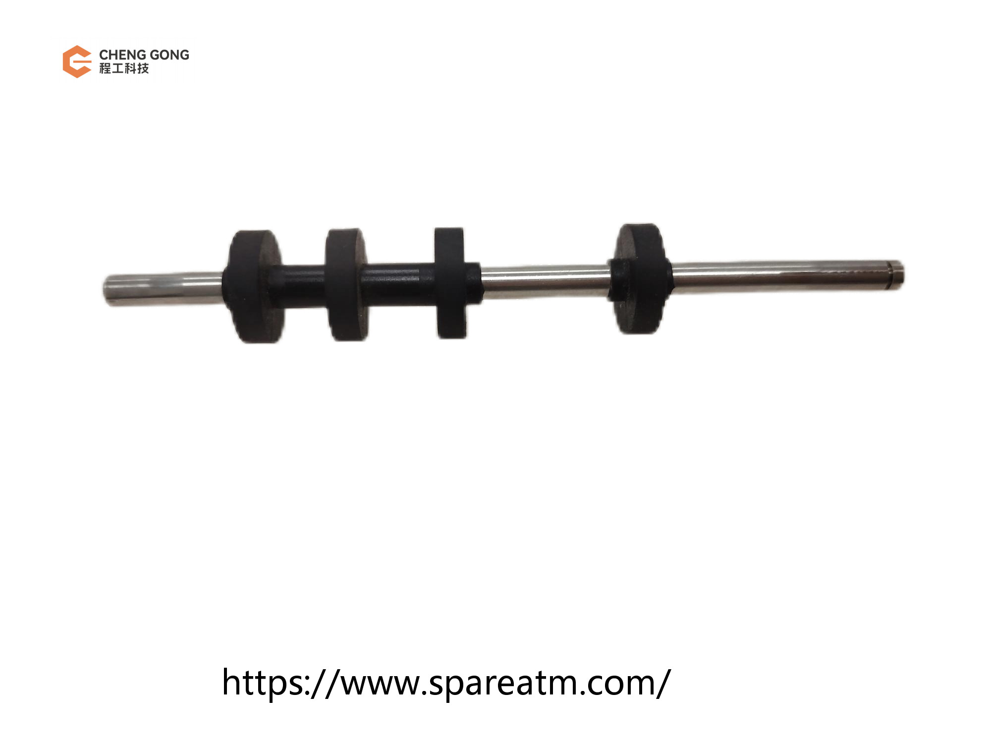 49-221808-000F-04 Atm Machine Parts Diebold Nixdorf ESC RL Chest Transport Rubber Covered Shaft 4