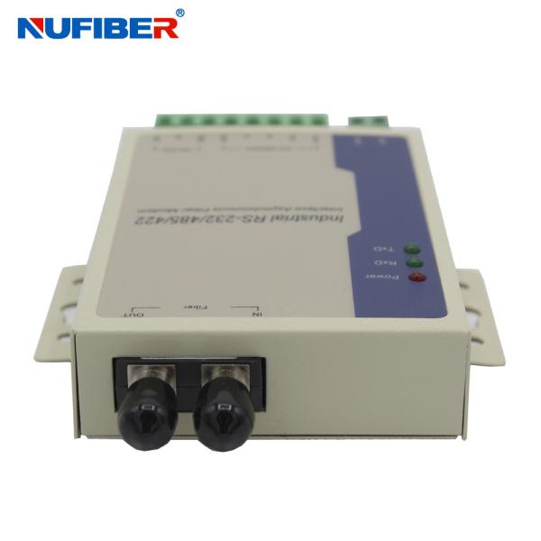 Fiber Modem RS485/422/232 to Fiber Converter Din Rail Mount RS485 over ST Fiber