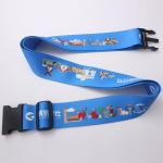 5.0CM wide 180CM length with colorful Customer sublimation printing Luggage belt