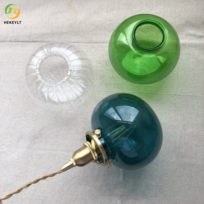 E14 D13cm Contemporary Glass Pendant Lights Various Color Available